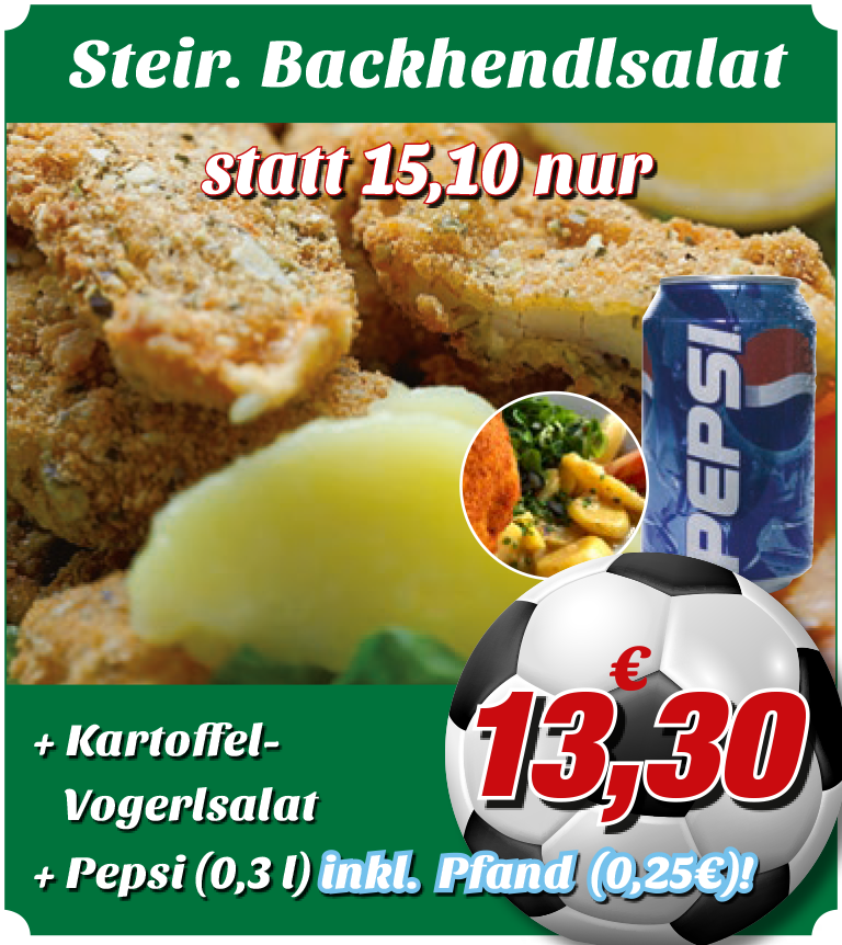 Gutschein-Aktion Steirischer Backhendlsalat