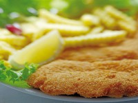 Kleines Wiener Schnitzel vom Huhn